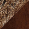 color swatch Lowen Brown Suede Single Breasted Shearling Coat